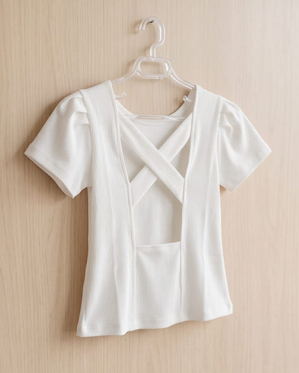 Cotton White Top - Cici