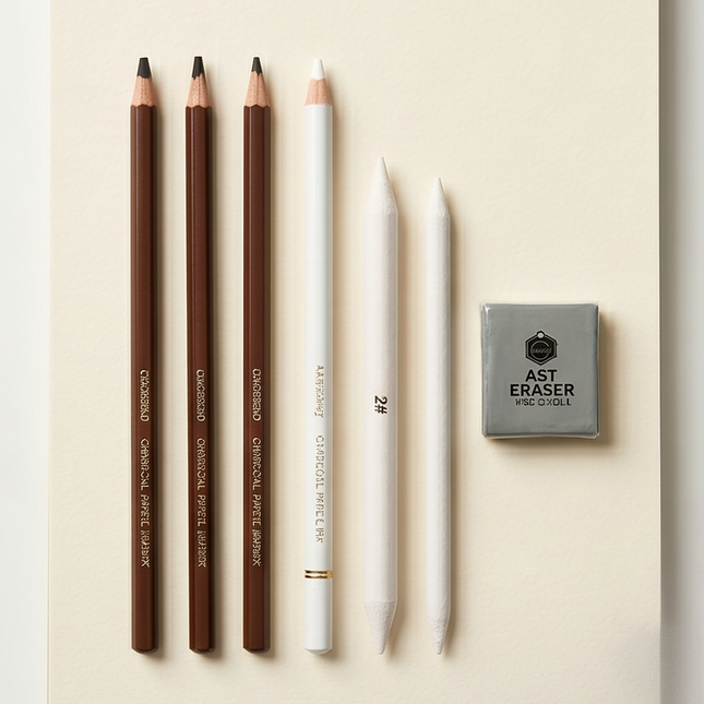 Charcoal pencil kit