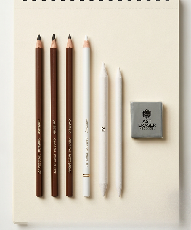 Charcoal pencil kit