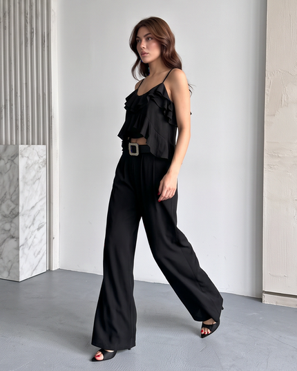 Elegant black Set - Fashion women
