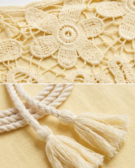 Yellow Crochet set