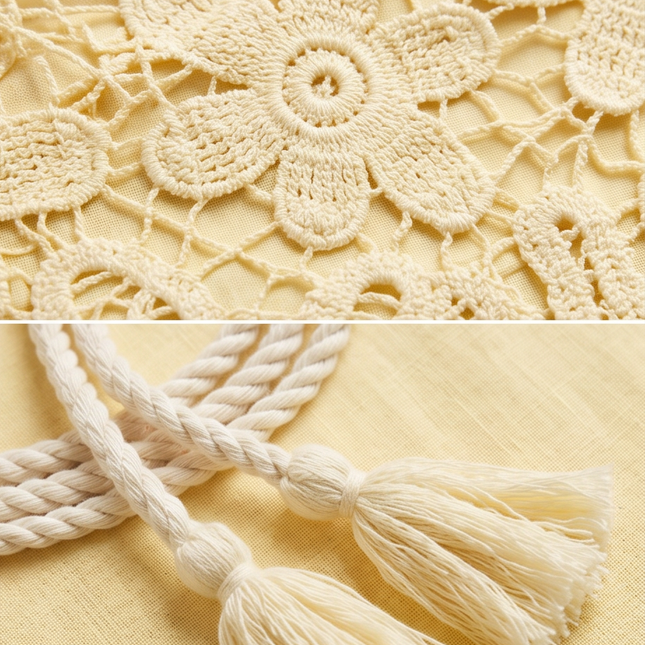 Yellow Crochet set