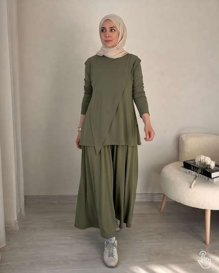 Oysho Set army green - women Fashion