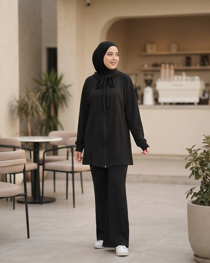 Black set - hijab Style