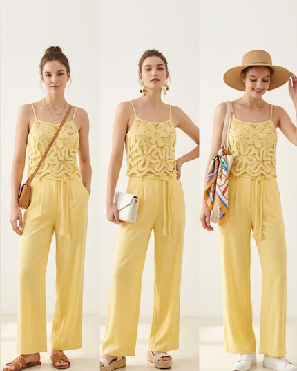 Yellow Crochet set