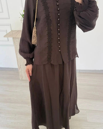 Set two pieces - Brown
