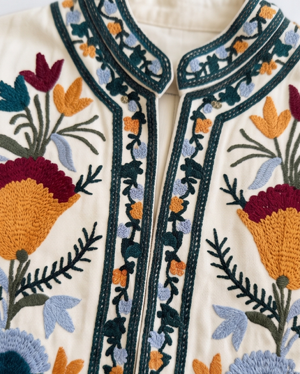 Embroidered Boho Jacket