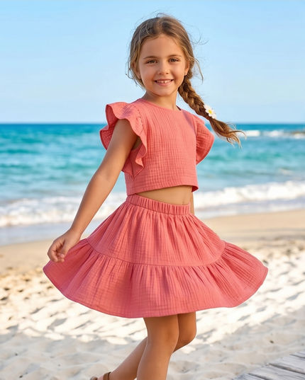 Pink Set - skirt with Top