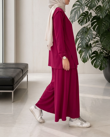 Oysho Set Bordo - women fashion
