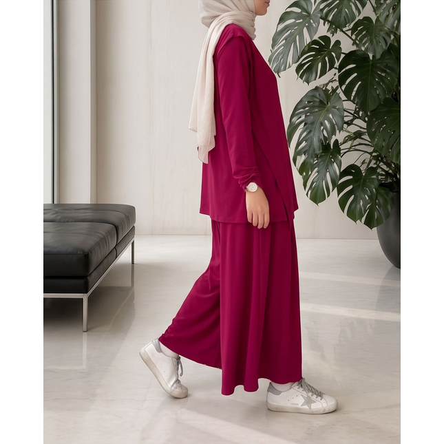 Oysho Set Bordo - women fashion