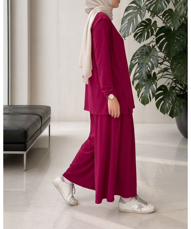 Oysho Set Bordo - women fashion