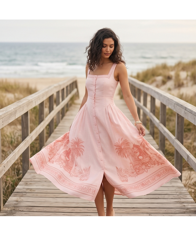 Pink Dress - Summer Style