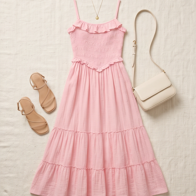 Pink Dress - Casual
