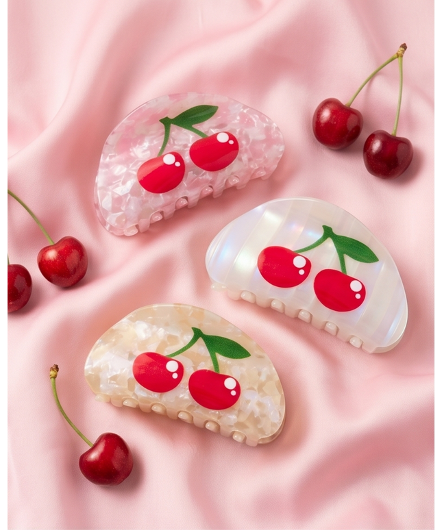 Cherry Hair Clip - Trendy Accessories
