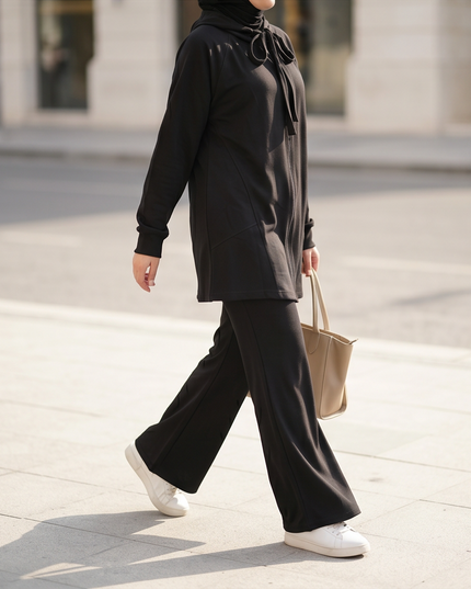 Black set - hijab Style