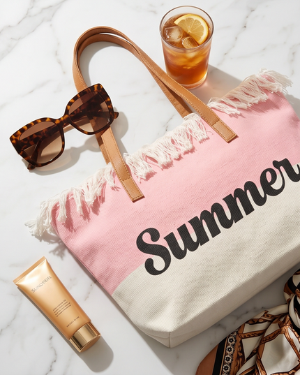 Beach Bag - Pink