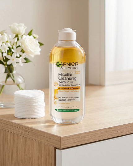 GARNIER - micellar cleansing water oil