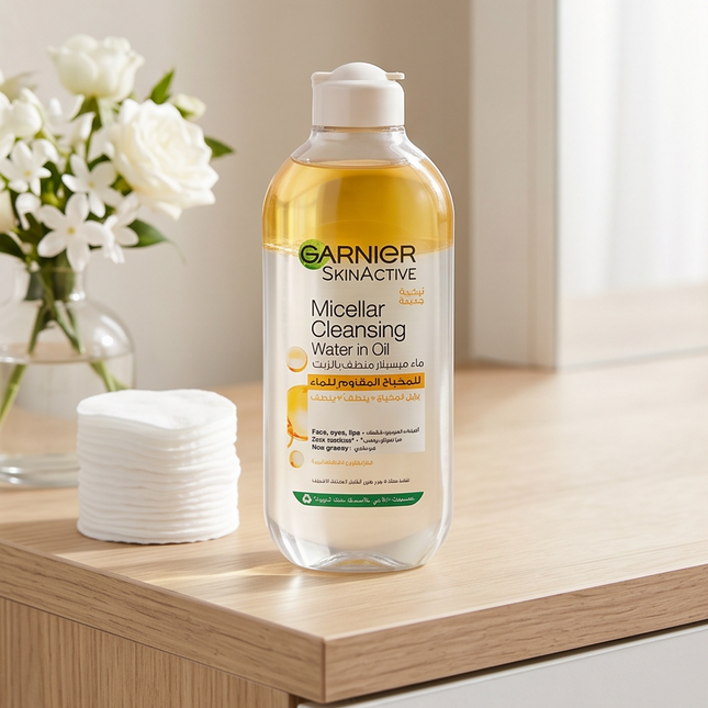 GARNIER - micellar cleansing water oil