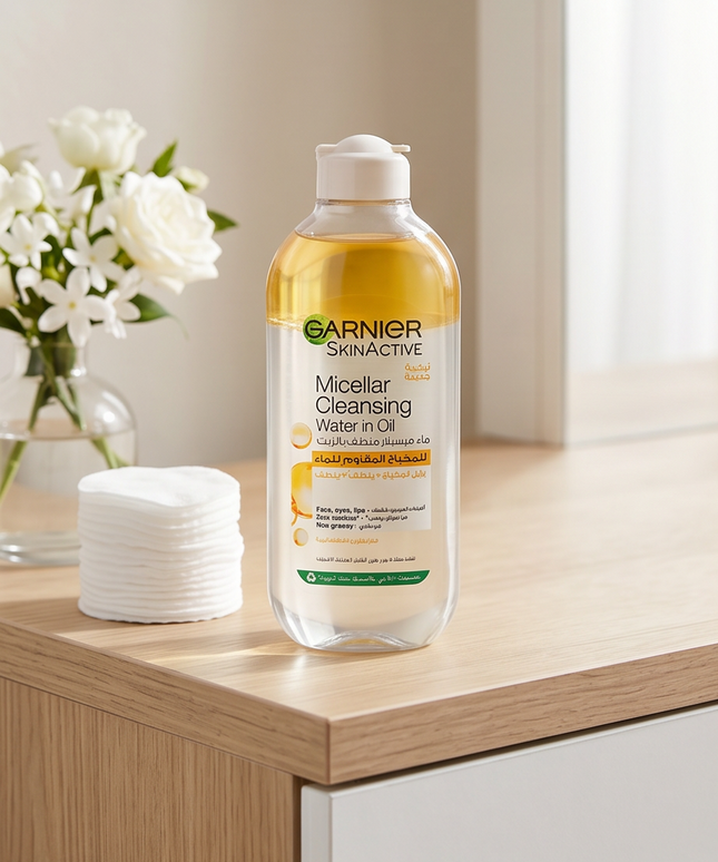 GARNIER - micellar cleansing water oil