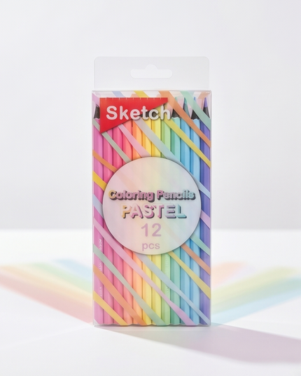 Coloring Pencils - Pastel 12pcs