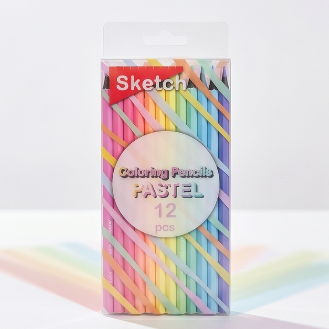Coloring Pencils - Pastel 12pcs