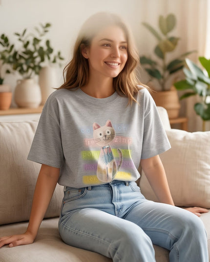 Tshirt Cotton - Oversize Grey