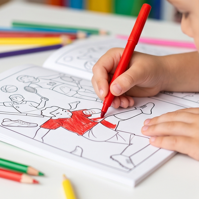 Coloring Book - Sports