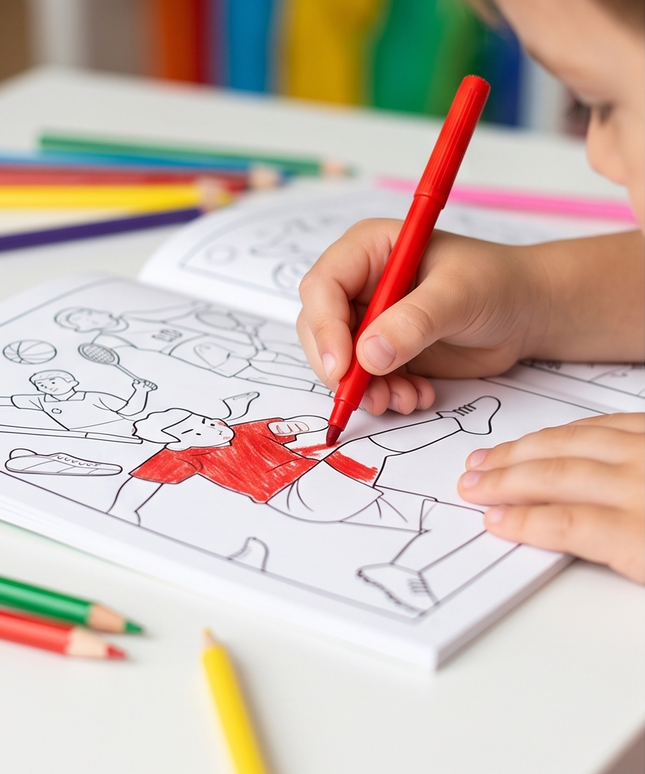 Coloring Book - Sports