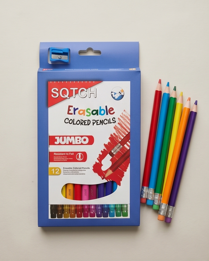 Erasable colored pencils - Jumbo