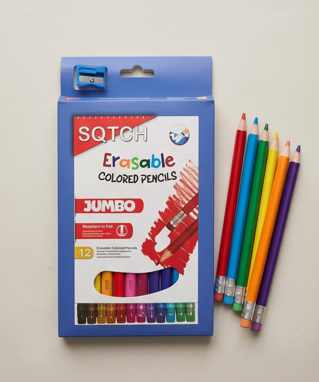Erasable colored pencils - Jumbo