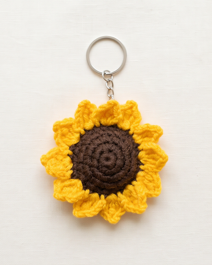 Sunflower Keychain