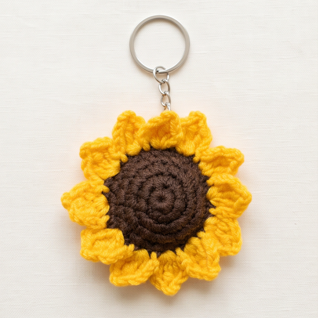 Sunflower Keychain