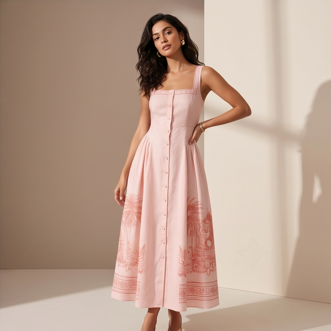 Pink Dress - Summer Style