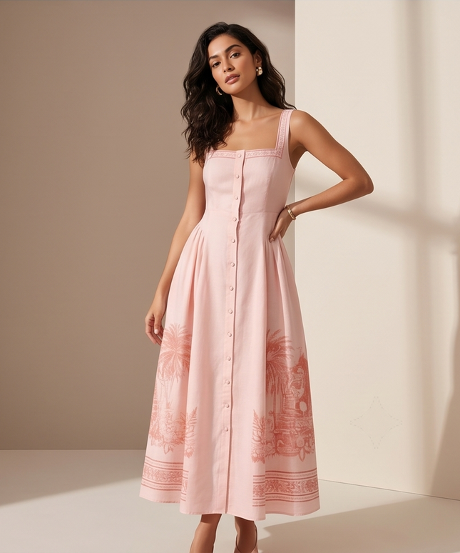 Pink Dress - Summer Style