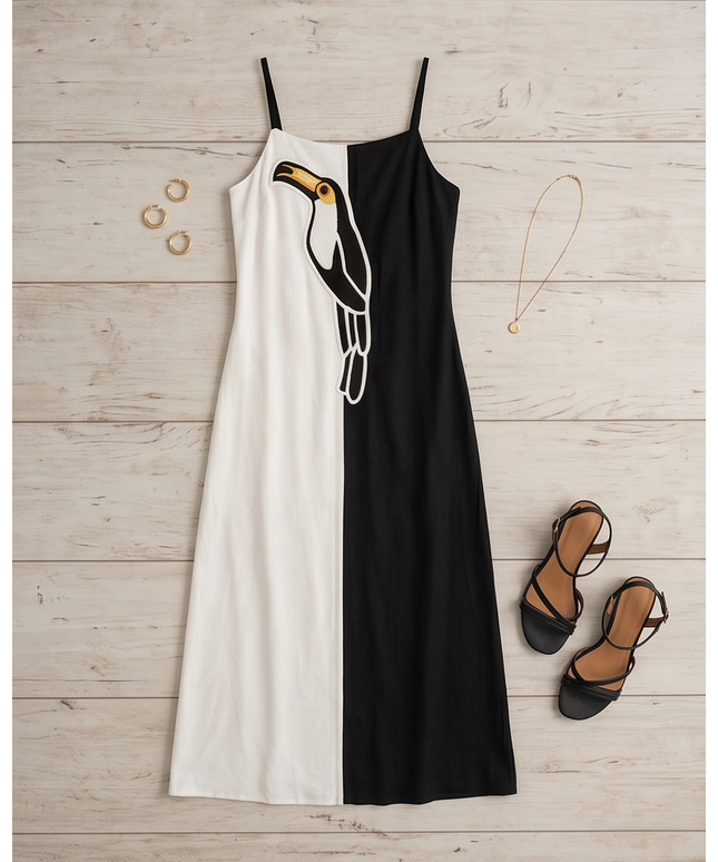 Toucan Dress - Summer Style