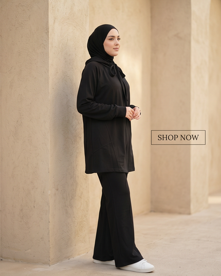 Black set - hijab Style