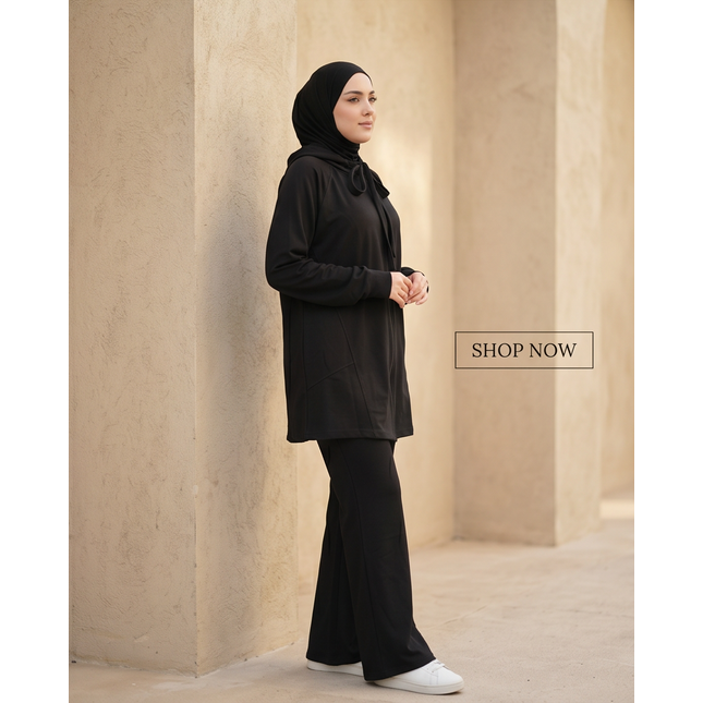 Black set - hijab Style