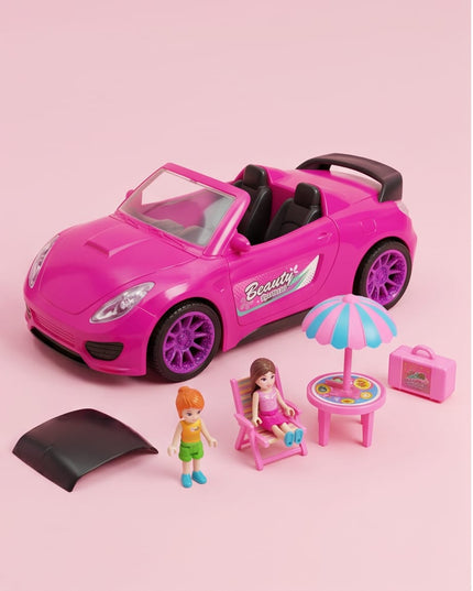 Pink Sports Car