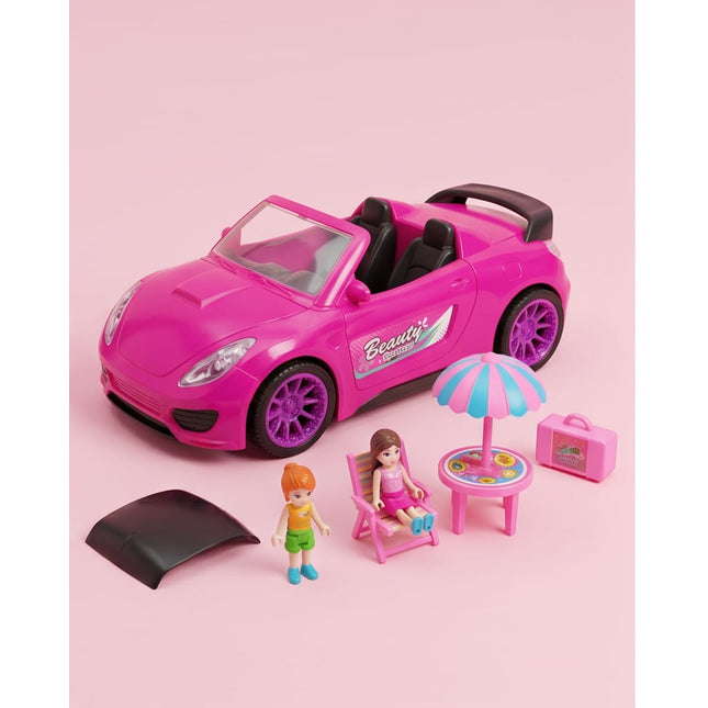 Pink Sports Car