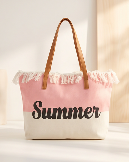 Beach Bag - Pink
