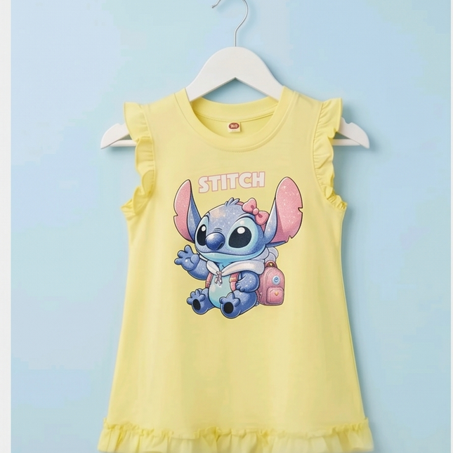 Stitch Yellow Dress