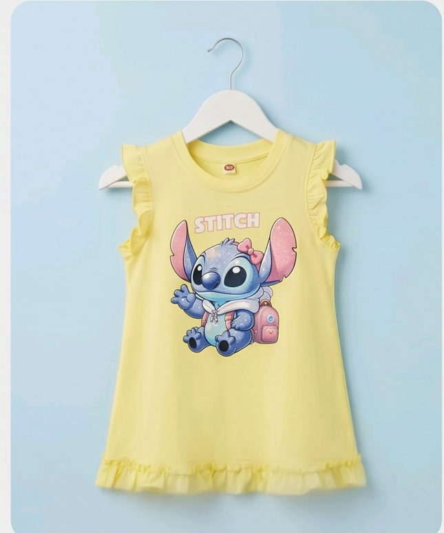 Stitch Yellow Dress