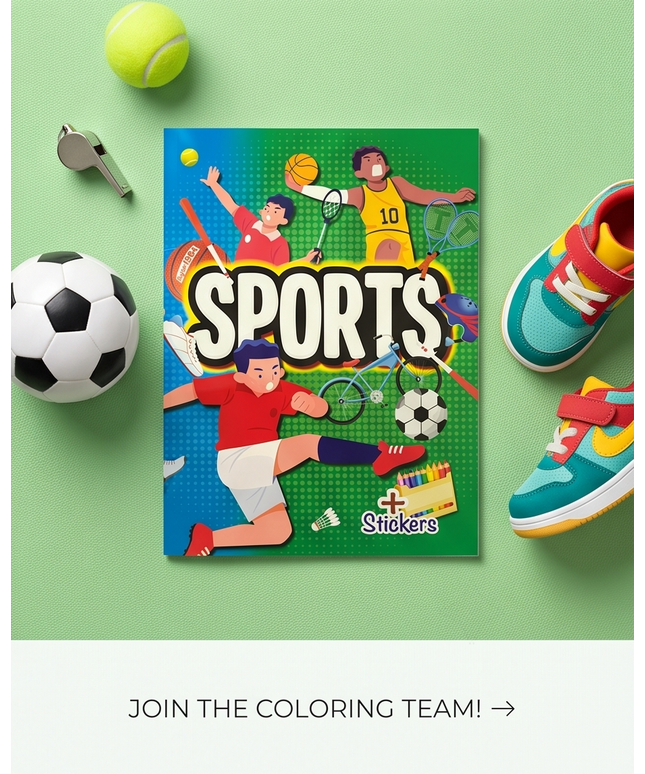 Coloring Book - Sports