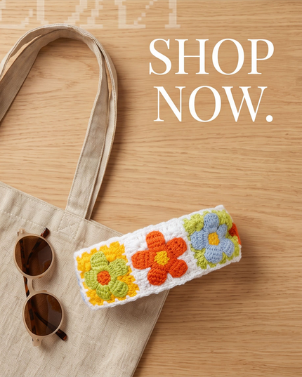 Headband croshet - Trendy