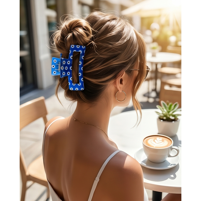 Blue Hair Clip
