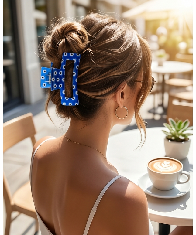 Blue Hair Clip
