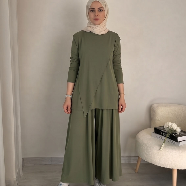 Oysho Set army green - women Fashion