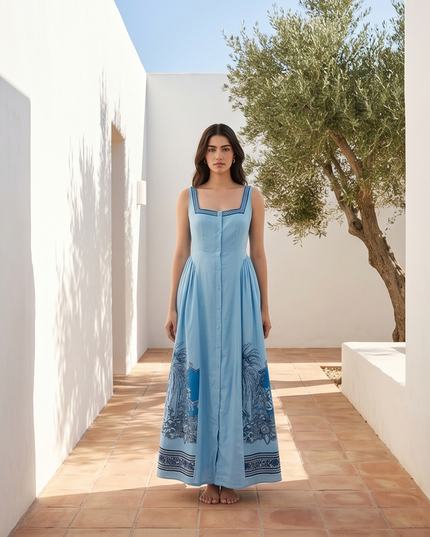Blue Dress - Summer Style