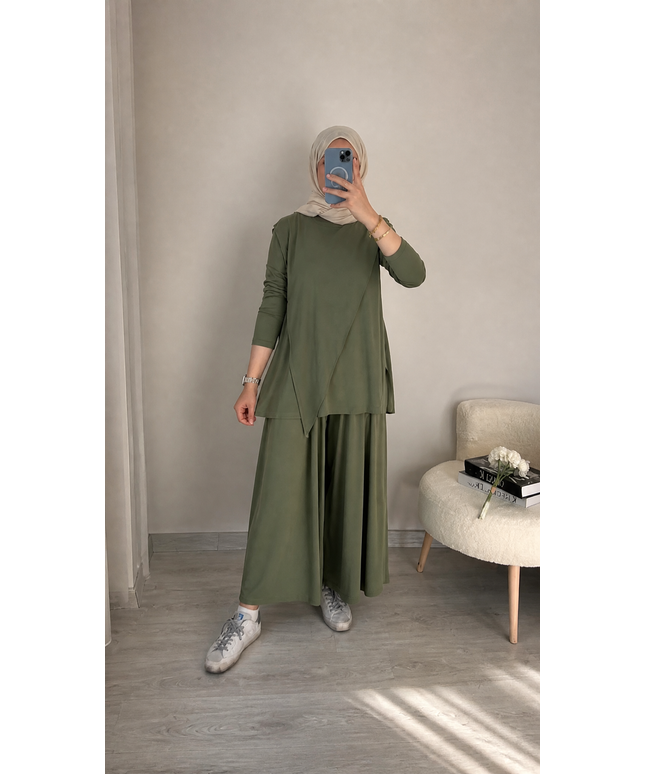 Oysho Set army green - women Fashion