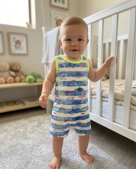 Baby Boy-Romper